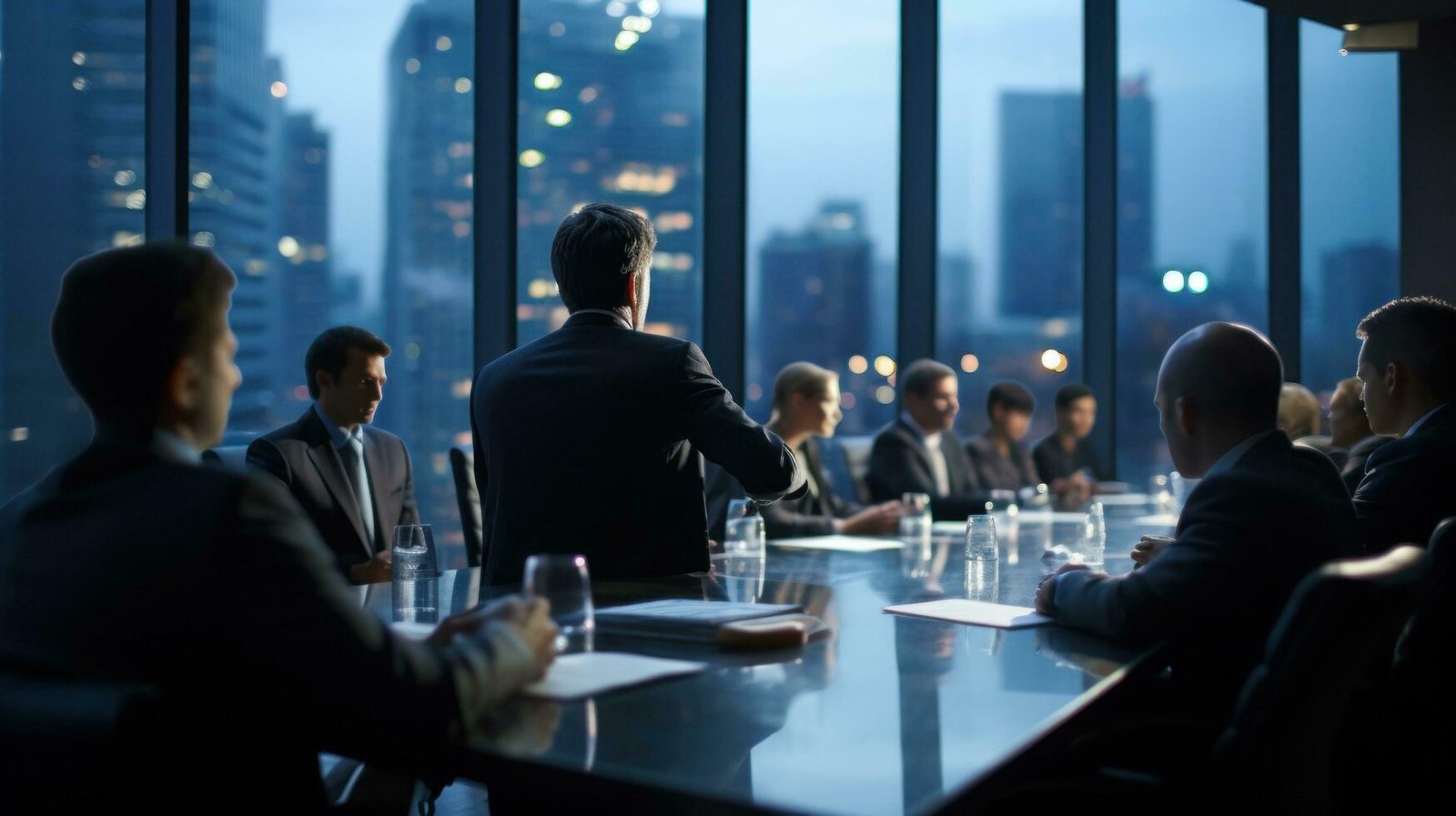 The Role of an EOR in Managing Employee Immigration and Work Permits in Africa 3 leadership confident ceo addressing board of directors free photo
